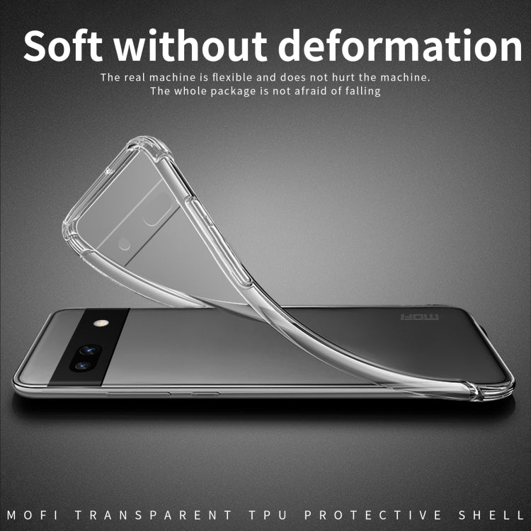 For Google Pixel 7A MOFI Ming Series Ultra-thin TPU Phone Case(Transparent)