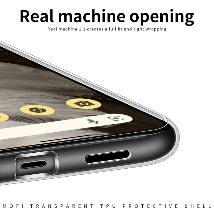 For Google Pixel 7A MOFI Ming Series Ultra-thin TPU Phone Case(Transparent)