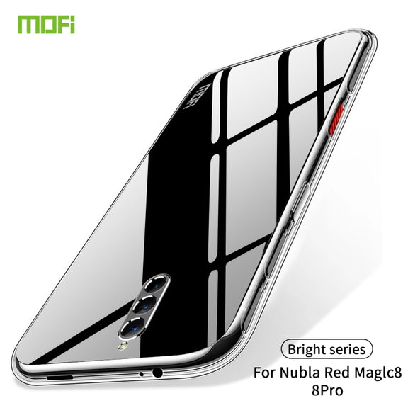 For ZTE Nubia Red Magic 8 / 8 Pro MOFI Ming Series Ultra-thin TPU Phone Case(Transparent)