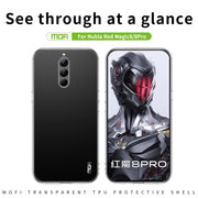 For ZTE Nubia Red Magic 8 / 8 Pro MOFI Ming Series Ultra-thin TPU Phone Case(Transparent)