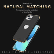 For iPhone 14 MOFI Yatun Series 3 in 1 Stitching PC Phone Case(Blue)