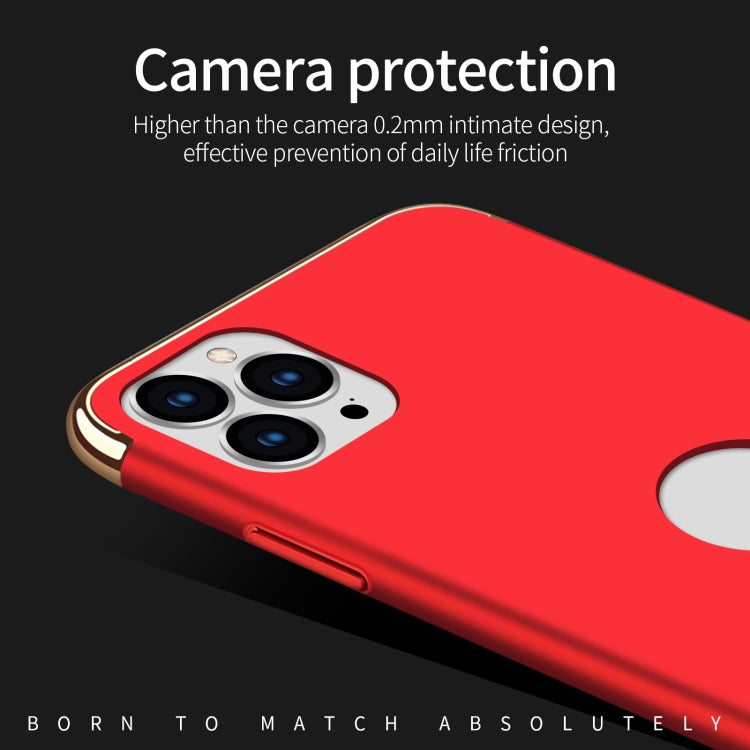 For iPhone 14 Pro MOFI Yatun Series 3 in 1 Stitching PC Phone Case(Black)