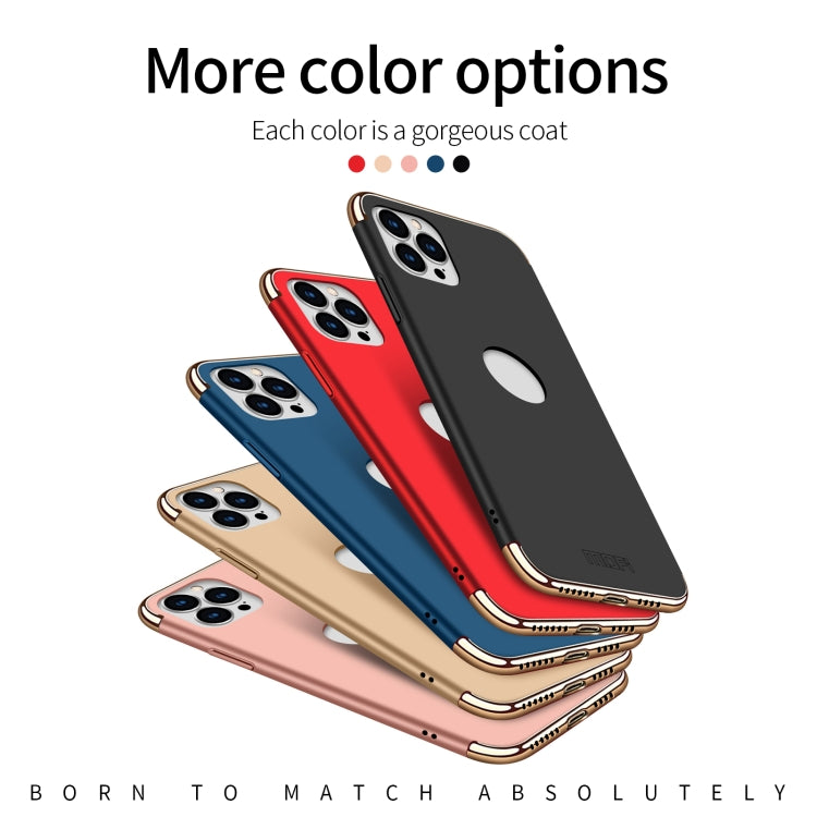 For iPhone 14 Pro Max MOFI Yatun Series 3 in 1 Stitching PC Phone Case(Black)