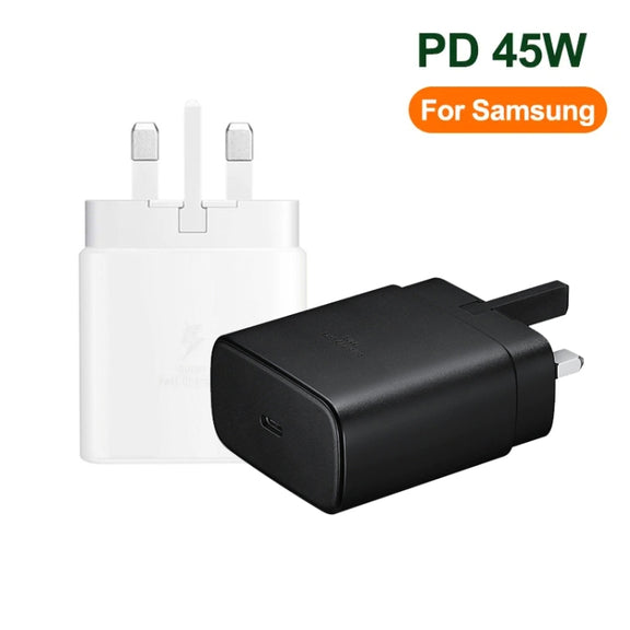 M135 45W USB-C / Type-C Port Fast Charger, UK Plug(Black)