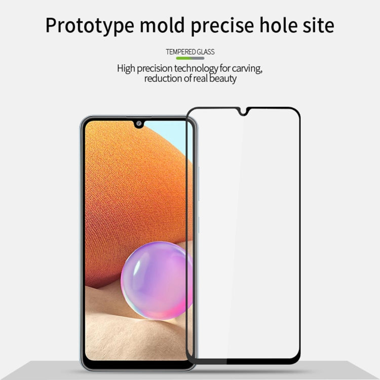 For Honor X7A MOFI 9H 2.5D Full Screen Tempered Glass Film(Black)