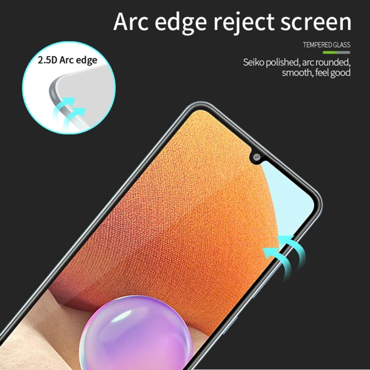 For Honor X7A MOFI 9H 2.5D Full Screen Tempered Glass Film(Black)