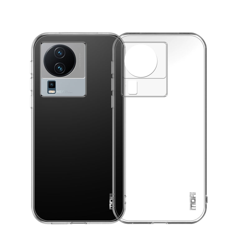 For vivo iQOO Neo7 MOFI Ming Series Ultra-thin TPU Phone Case(Transparent)