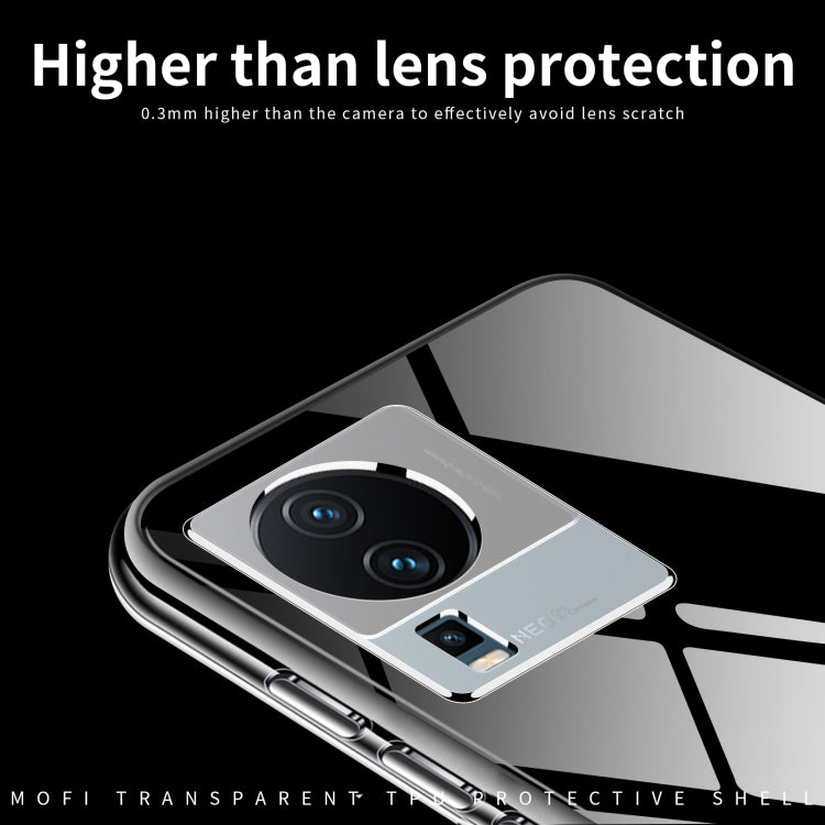 For vivo iQOO Neo7 MOFI Ming Series Ultra-thin TPU Phone Case(Transparent)