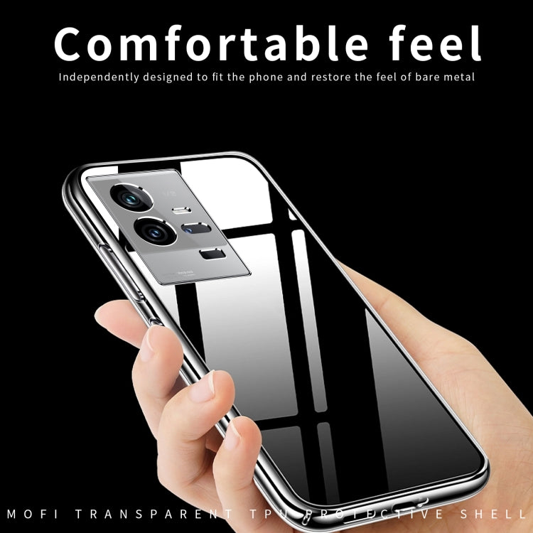 For vivo iQOO 11 Pro MOFI Ming Series Ultra-thin TPU Phone Case(Transparent)