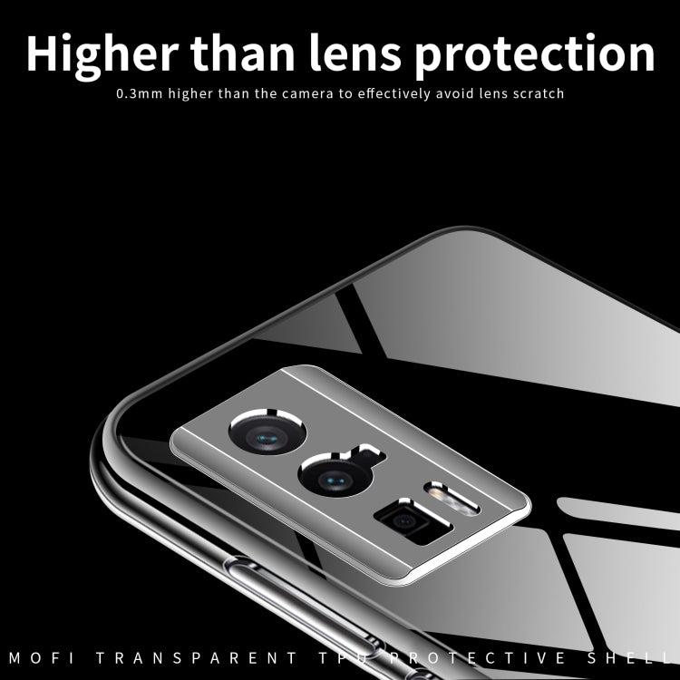 For Xiaomi Redmi K60 / K60 Pro MOFI Ming Series Ultra-thin TPU Phone Case(Transparent)