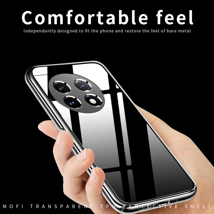For OnePlus 11 MOFI Ming Series Ultra-thin TPU Phone Case(Transparent)