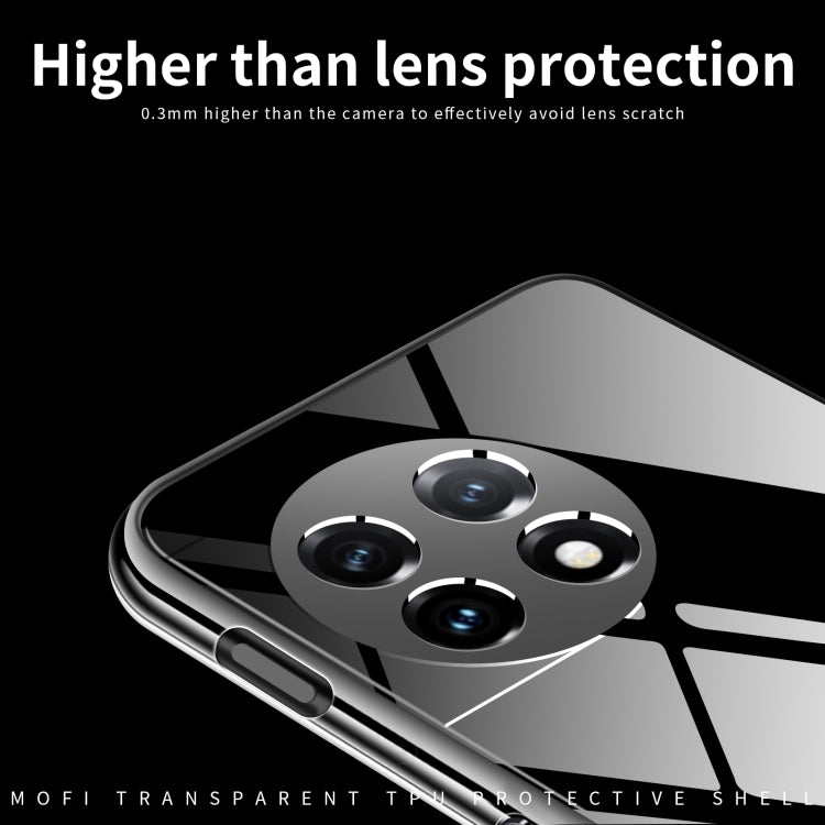 For OnePlus 11 MOFI Ming Series Ultra-thin TPU Phone Case(Transparent)