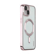 For iPhone 13 ENKAY Electroplated MagSafe Shockproof TPU Phone Case with Lens Film(Pink) - iPhone 13 Cases by ENKAY | Online Shopping South Africa | PMC TechLife | Buy Now Pay Later Mobicred