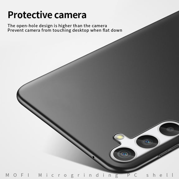 For Samsung Galaxy A34 5G MOFI Frosted PC Ultra-thin Hard Phone Case(Black)