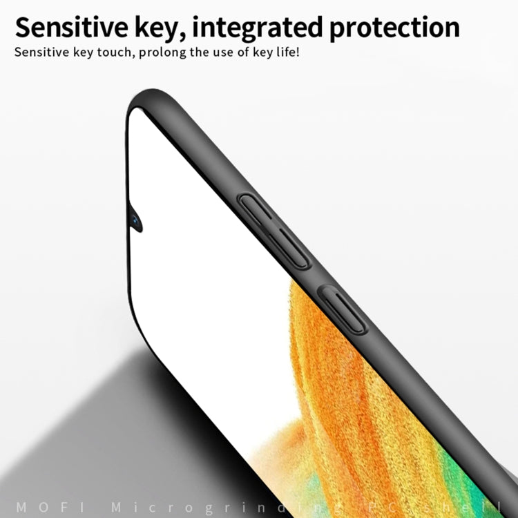 For Samsung Galaxy A34 5G MOFI Frosted PC Ultra-thin Hard Phone Case(Blue)