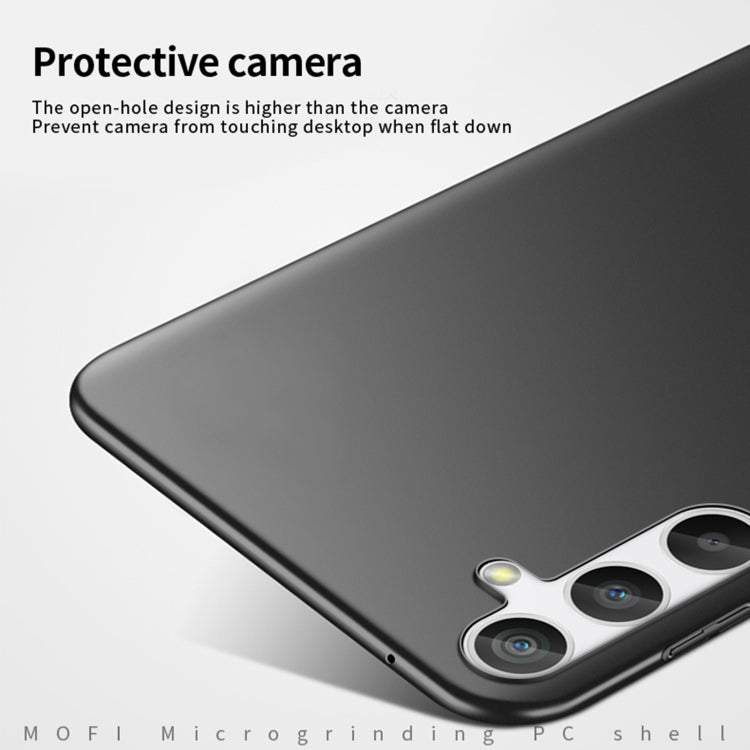 For Samsung Galaxy A34 5G MOFI Frosted PC Ultra-thin Hard Phone Case(Blue)