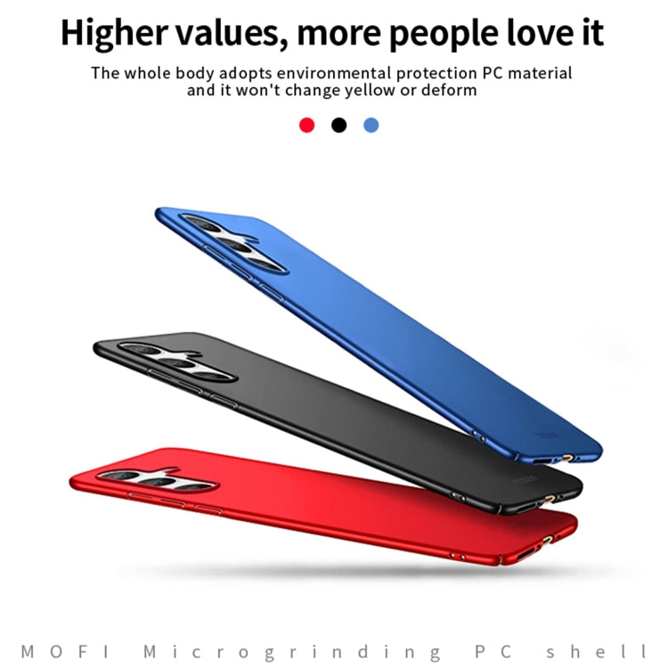 For Samsung Galaxy A54 5G MOFI Frosted PC Ultra-thin Hard Phone Case(Red)