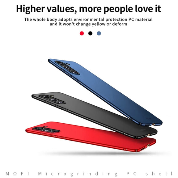 For Samsung Galaxy S23 FE 5G MOFI Frosted PC Ultra-thin Hard Phone Case(Red)