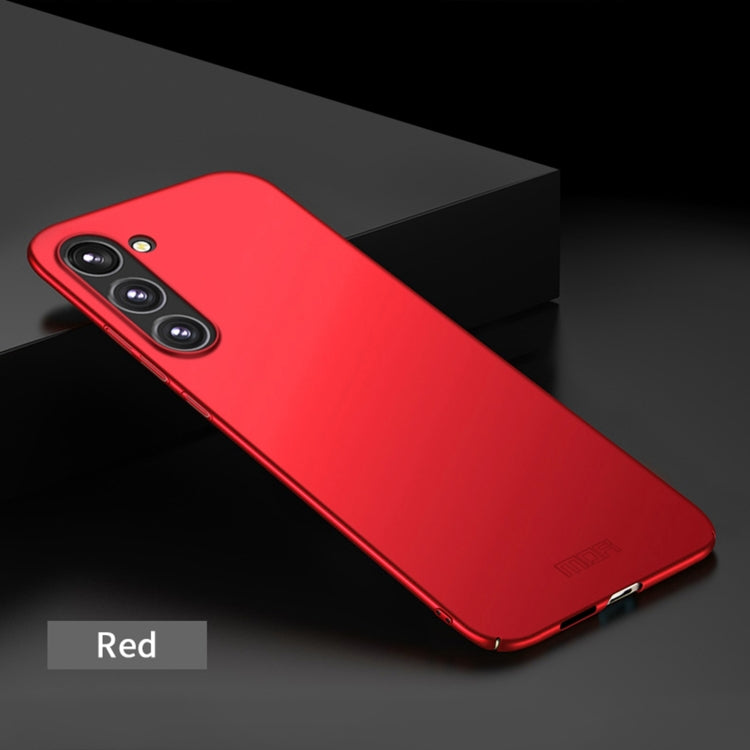 For Samsung Galaxy S24+ 5G MOFI Frosted PC Ultra-thin Hard Phone Case(Red)