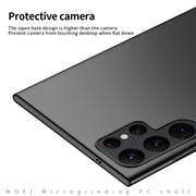 For Samsung Galaxy S24 Ultra 5G MOFI Frosted PC Ultra-thin Hard Phone Case(Black)