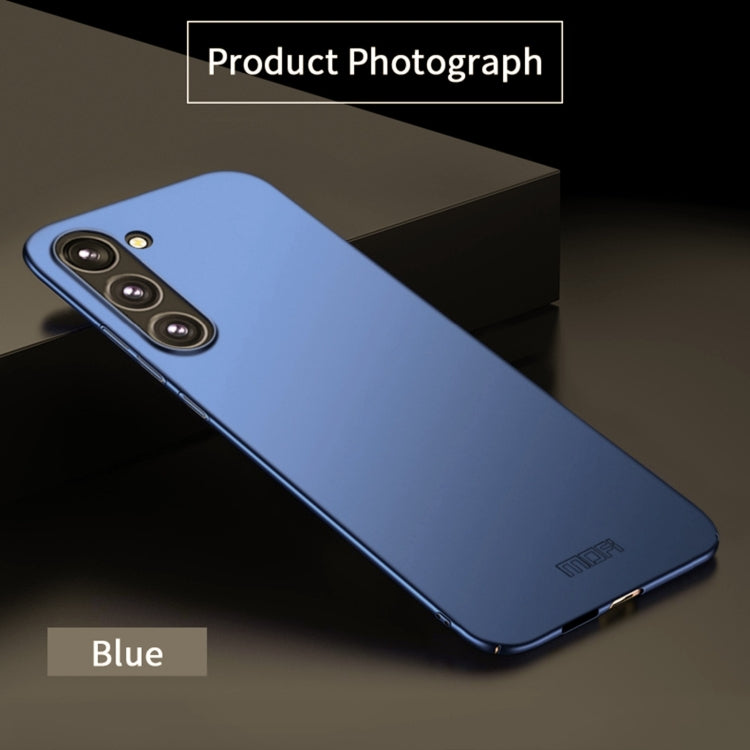 For Samsung Galaxy S25 5G MOFI Frosted PC Ultra-thin Hard Phone Case(Blue)