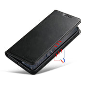 For Samsung Galaxy S24 5G Suteni Calf Texture Horizontal Flip Leather Phone Case(Black)