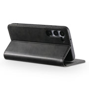 For Samsung Galaxy S24 5G Suteni Calf Texture Horizontal Flip Leather Phone Case(Black)