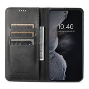 For Samsung Galaxy S24 5G Suteni Calf Texture Horizontal Flip Leather Phone Case(Black)