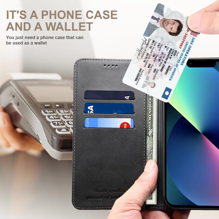 For Samsung Galaxy S25 5G Suteni Calf Texture Horizontal Flip Leather Phone Case(Black)