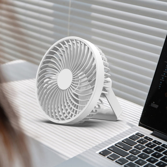 Multifunctional LED Rechargeable Outdoor Portable Tent Camping Fan(White)