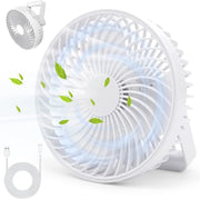 Multifunctional LED Rechargeable Outdoor Portable Tent Camping Fan(Black)