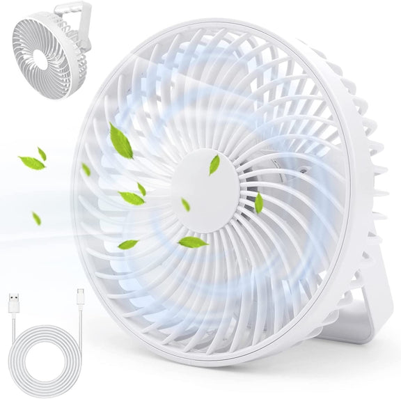 Multifunctional LED Rechargeable Outdoor Portable Tent Camping Fan(Black)