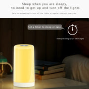008B Tuya Wifi Remote LED Bedside Touch Lamp RGB Color Changing Dimmable Light