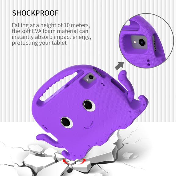 For Huawei MatePad 10.4 Octopus Style EVA PC Tablet Case(Purple)