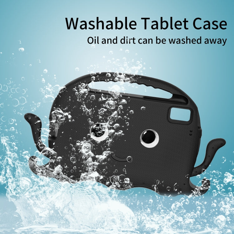 For Lenovo M10 Plus TB-X606 10.3 Octopus Style EVA PC Tablet Case(Black)