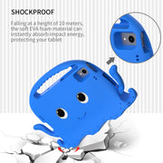 For Lenovo M10 Plus TB-X606 10.3 Octopus Style EVA PC Tablet Case(Blue)