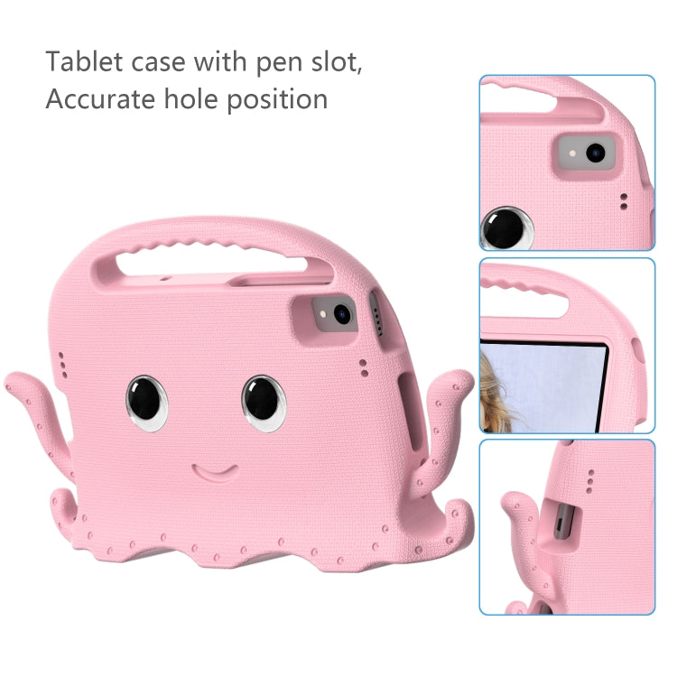 For Lenovo M10 Plus TB-X606 10.3 Octopus Style EVA PC Tablet Case(Pink)