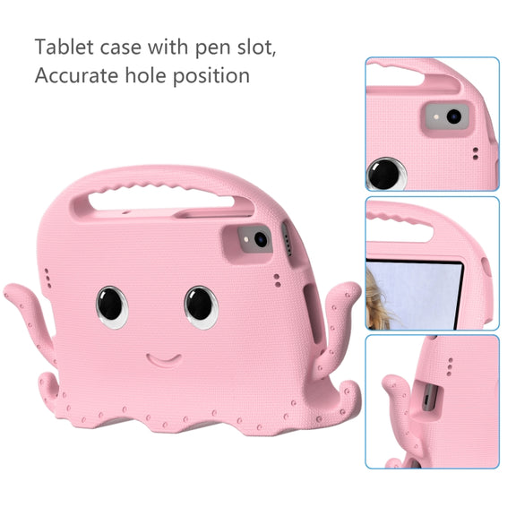 For Lenovo K10 TB-X6C6F 10.3 Octopus Style EVA PC Tablet Case(Pink)