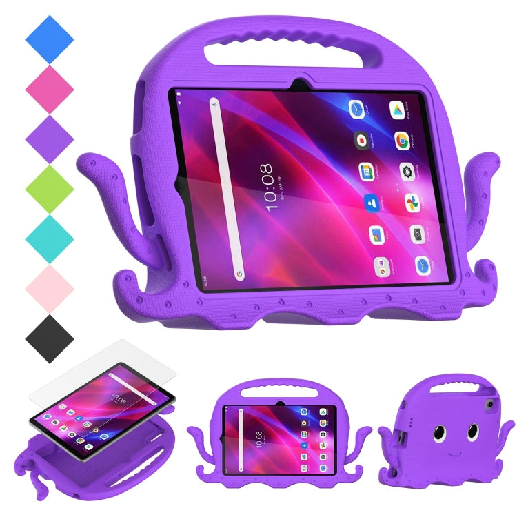 For Lenovo K10 TB-X6C6F 10.3 Octopus Style EVA PC Tablet Case(Purple)