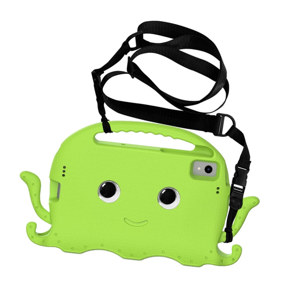 For Lenovo K10 TB-X6C6F 10.3 Octopus Style EVA PC Tablet Case(Grass Green)