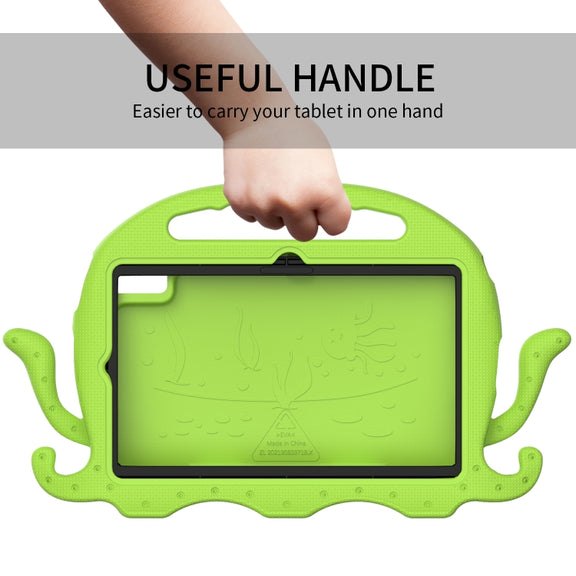 For Lenovo K10 TB-X6C6F 10.3 Octopus Style EVA PC Tablet Case(Grass Green)