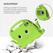 For Lenovo K10 TB-X6C6F 10.3 Octopus Style EVA PC Tablet Case(Grass Green)
