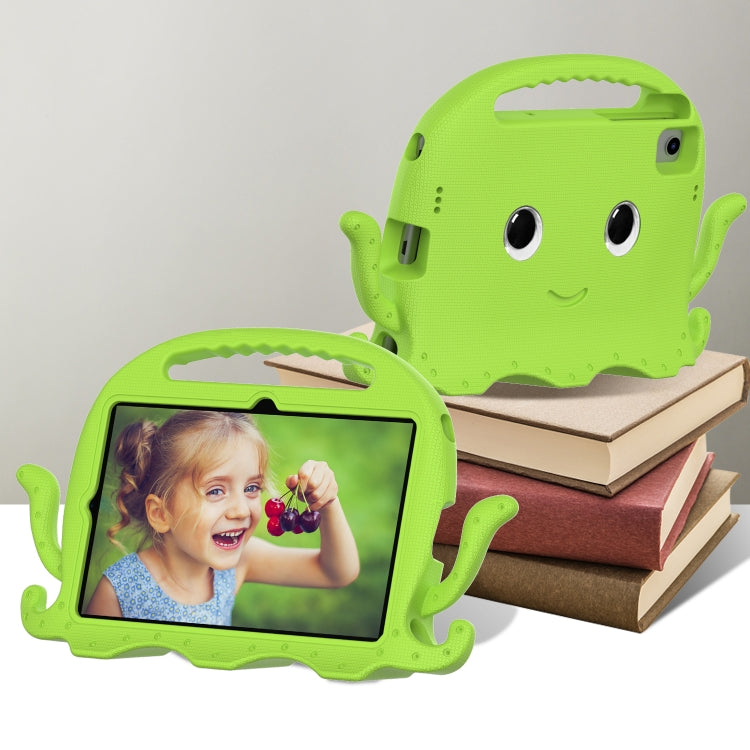 For Lenovo K10 TB-X6C6F 10.3 Octopus Style EVA PC Tablet Case(Grass Green)