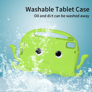 For Lenovo K10 TB-X6C6F 10.3 Octopus Style EVA PC Tablet Case(Grass Green)