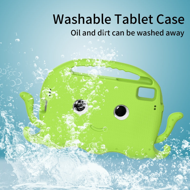 For Lenovo K10 TB-X6C6F 10.3 Octopus Style EVA PC Tablet Case(Grass Green)