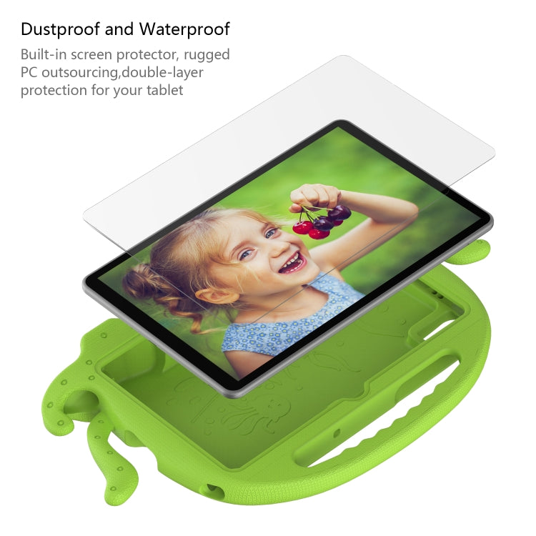 For Lenovo K10 TB-X6C6F 10.3 Octopus Style EVA PC Tablet Case(Grass Green)