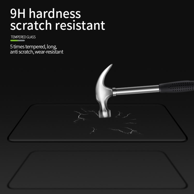 For Honor Magic5 MOFI 9H 3D Explosion Proof Thermal Bending Full Screen Covered With Tempered Glass Film(Black)