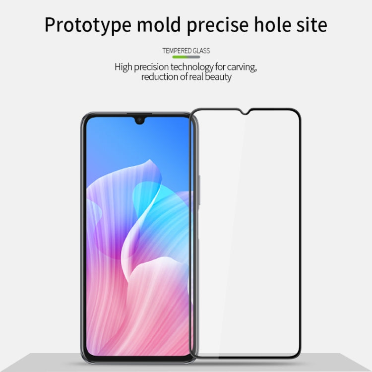For Samsung Galaxy M34 MOFI 9H 3D Explosion-proof Curved Screen Tempered Glass Film(Black)