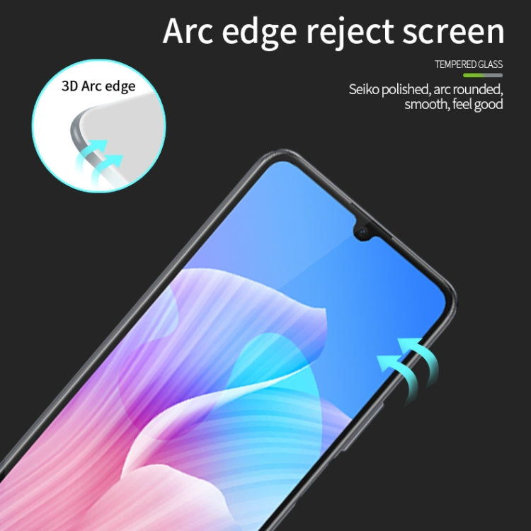 For Samsung Galaxy M34 MOFI 9H 3D Explosion-proof Curved Screen Tempered Glass Film(Black)