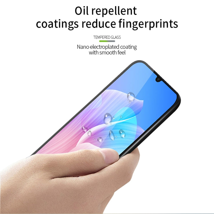 For Samsung Galaxy M34 MOFI 9H 3D Explosion-proof Curved Screen Tempered Glass Film(Black)